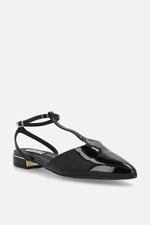 Ola ankle strap pump - black