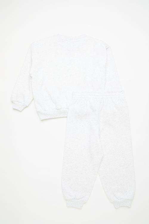 Nike essential fleece crew set - birch heather