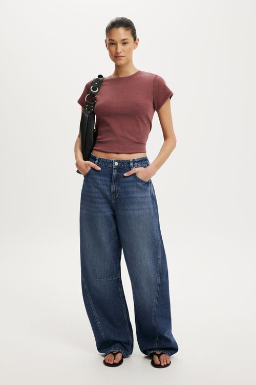Barrel jean - scorpio blue seam