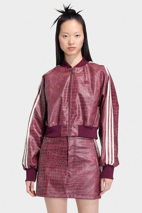 Sst Plthr Jkt - Maroon