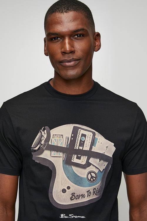 Born to Ride Tee Shirt - Black
