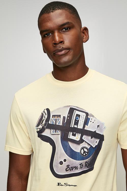 Born to Ride Tee Shirt - Wax Paper