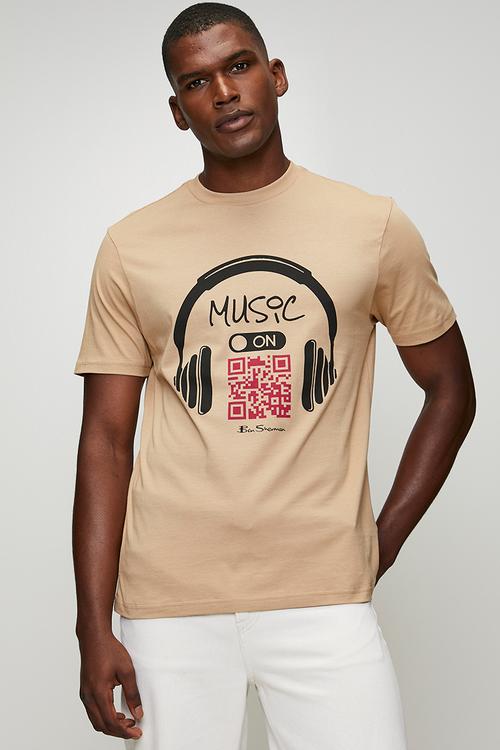 Music QR Code Tee-Shirt - Cornstalk