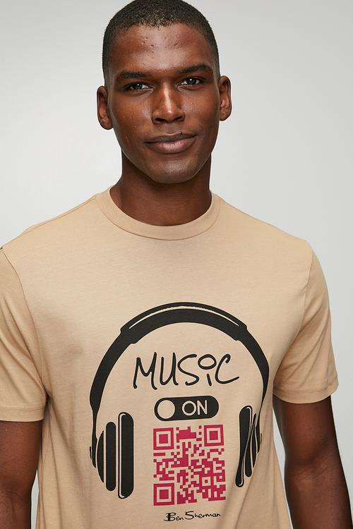 Music QR Code Tee-Shirt - Cornstalk