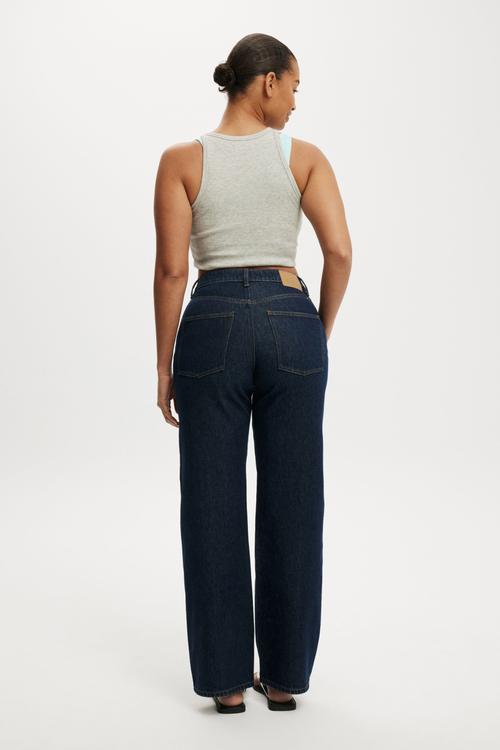 Curvy 91 straight jean - aries blue