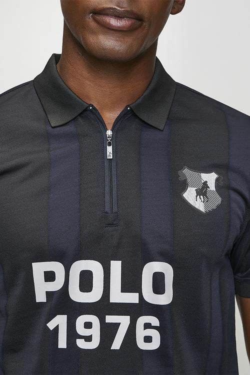 Mabaso Sport Ss Performance Golfer - Navy