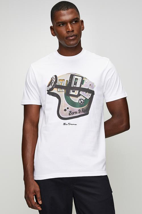 Born to Ride T-shirt - White