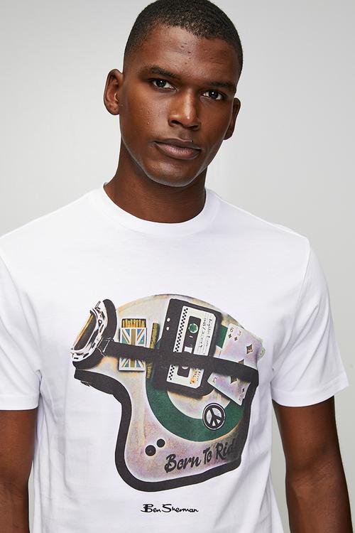 Born to Ride T-shirt - White