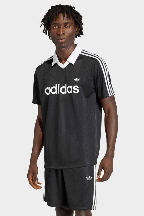 ARCHIVE COLLAR ENGINEERED JERSEY - Black