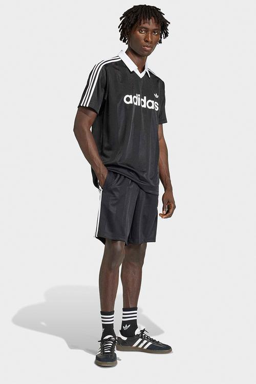 ARCHIVE COLLAR ENGINEERED JERSEY - Black