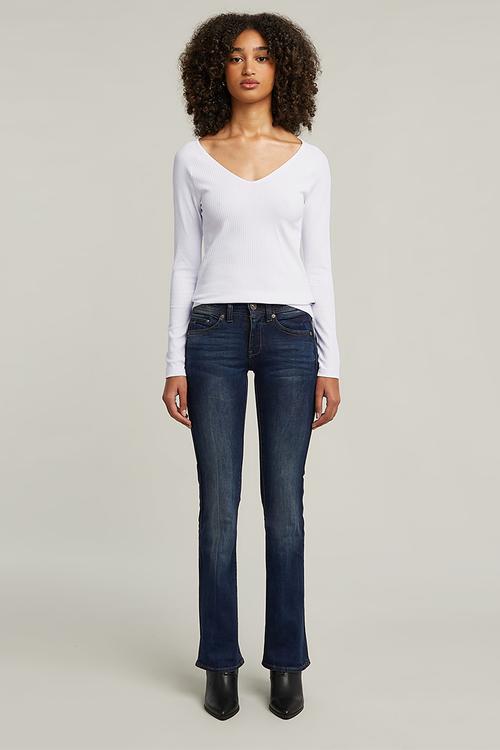 Midge Bootcut Wmn - Dk aged