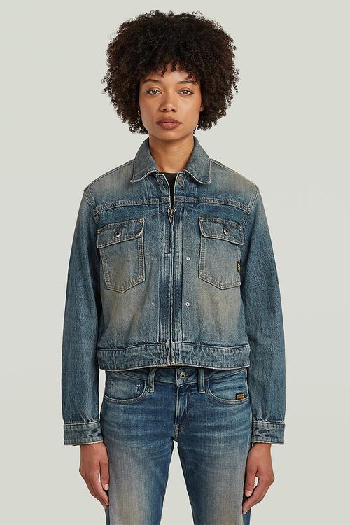 Shrunken Boxy jacket wmn - Antique blueschist