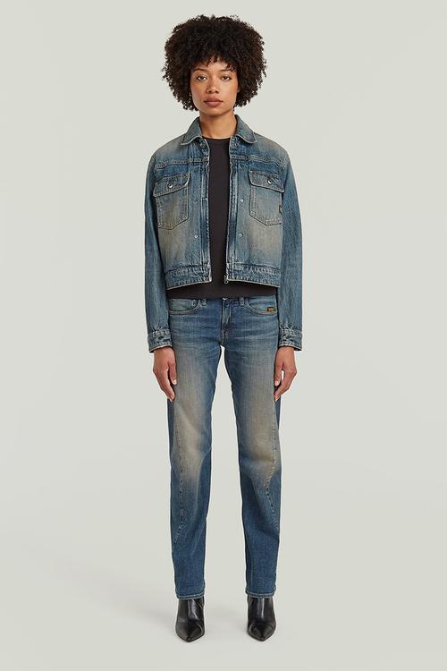 Shrunken Boxy jacket wmn - Antique blueschist