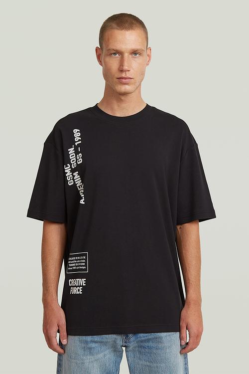 Stencil Gr Relaxed R T - Dk Black