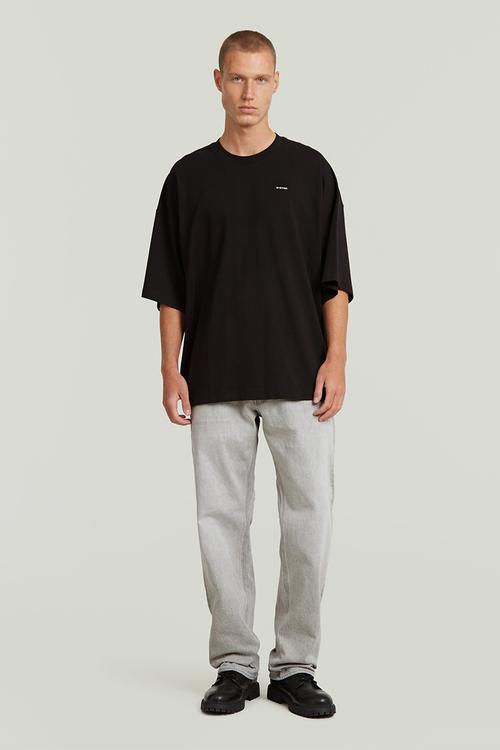 Heavy Jersey Oversized R T - Dk Black