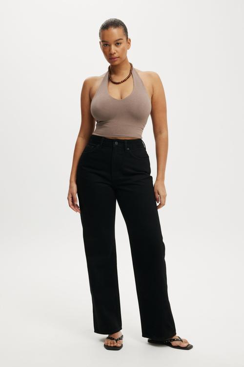 Curvy 91 straight jean - aquarius black