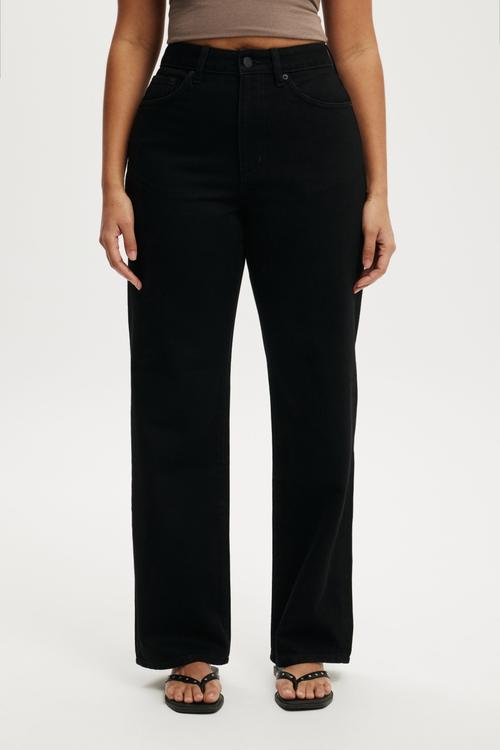 Curvy 91 straight jean - aquarius black