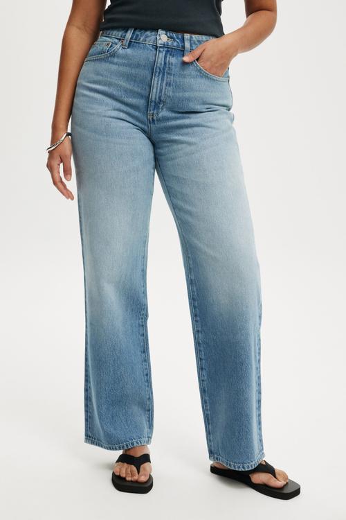 Curvy 91 straight jean - fairlight blue
