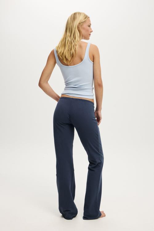 Dreamy soft flare pant - steely blue wash