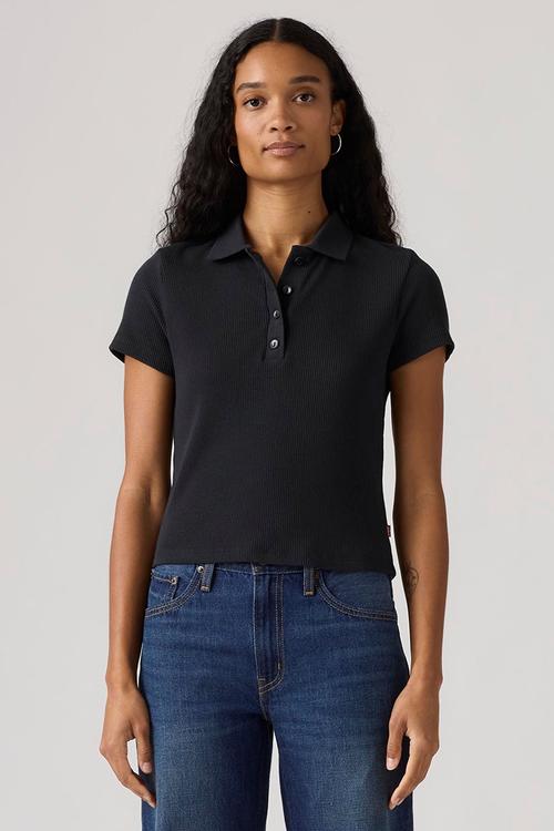 Rory ss polo - anthracite night rib