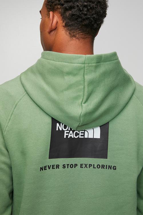 Raglan Box Nse Regular Hoodie - Dimmed Algae