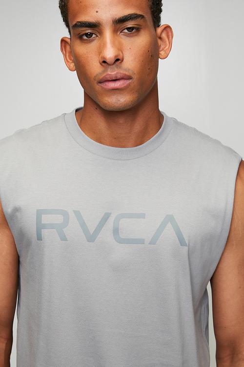 Big rvca muscle - monument - charcoal logo