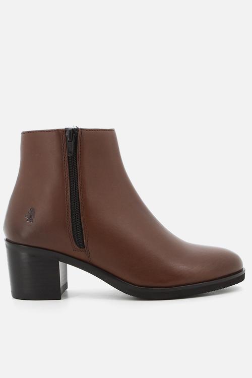 Dawn leather boot - dark tan