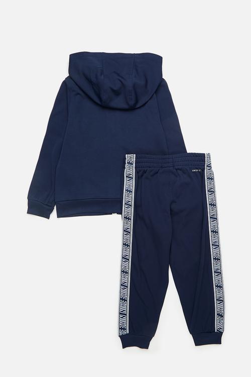 Nike hooded full-zip propus taping set - midnight navy