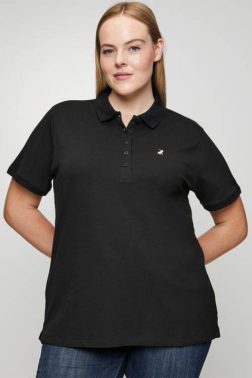 Plus wmn margot ss golfer - black