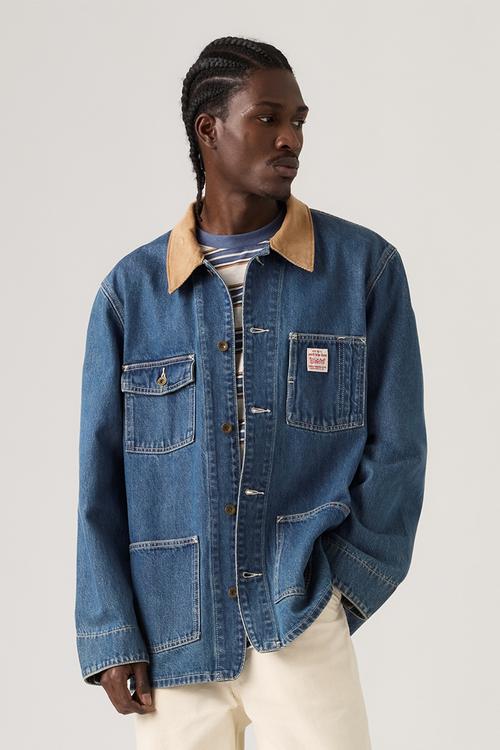 Berkley chore coat Med Indigo - Worn In