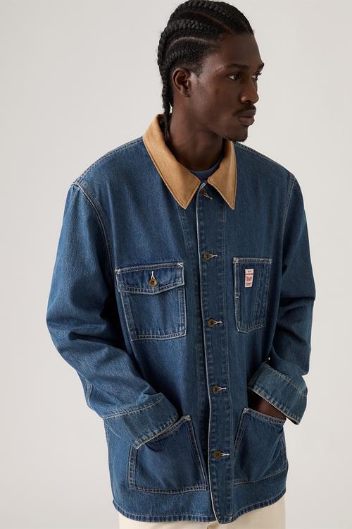 Berkley chore coat Med Indigo - Worn In