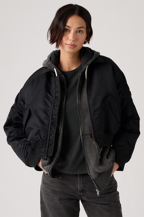 Bowie crop bomber - black