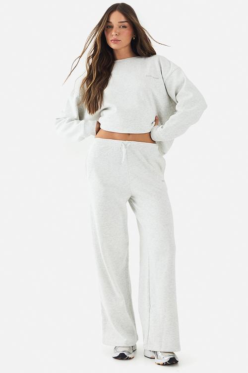 Dsgn studio embroidered straight leg jogger - ash grey