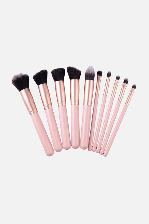 Make Up Brush 14 Piece Set - Pink