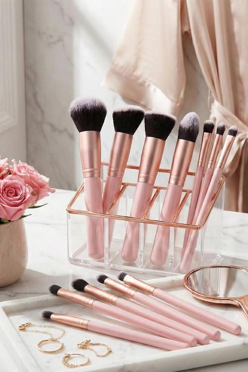 Make Up Brush 14 Piece Set - Pink