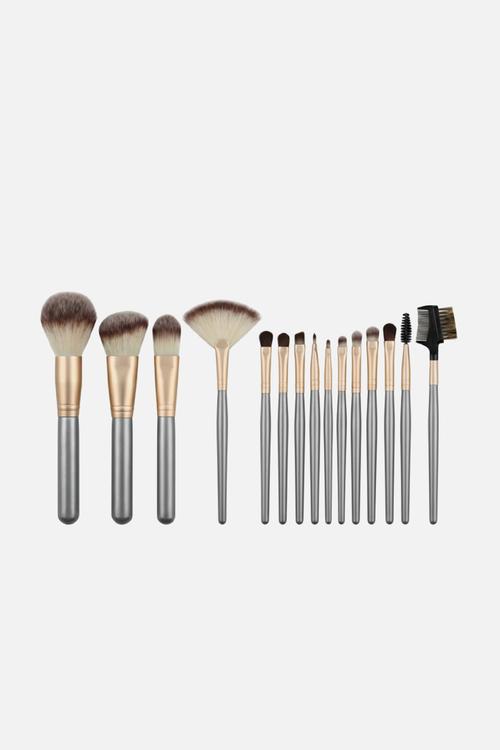 Make Up Brush 18 Piece Set - Champagne