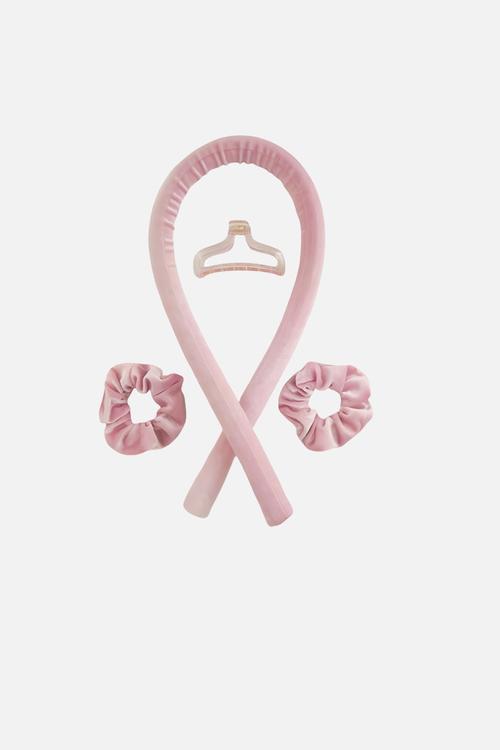 Heatless Curling Set 4 in 1 - Soft Pink