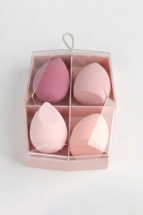 Make Up Blender 4 Piece Set - Pink