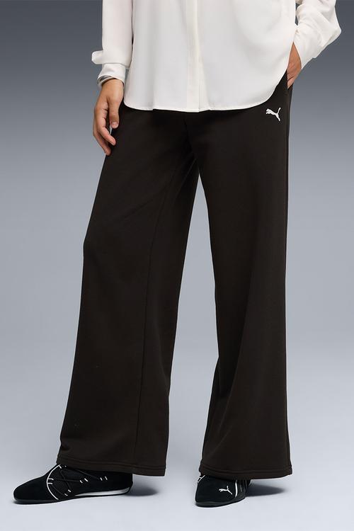 Ess Cat Comfort Wide Leg Pant Tr Op - Puma Black