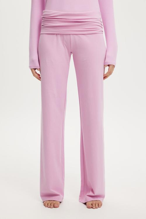 Dreamy soft roll waist pant - lilac sunset