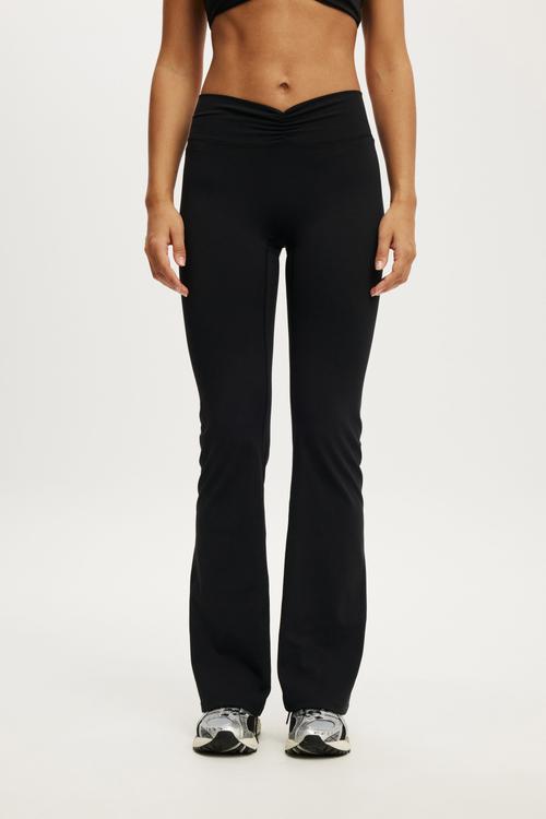 Ultra Soft Scrunch Front Flare - Black