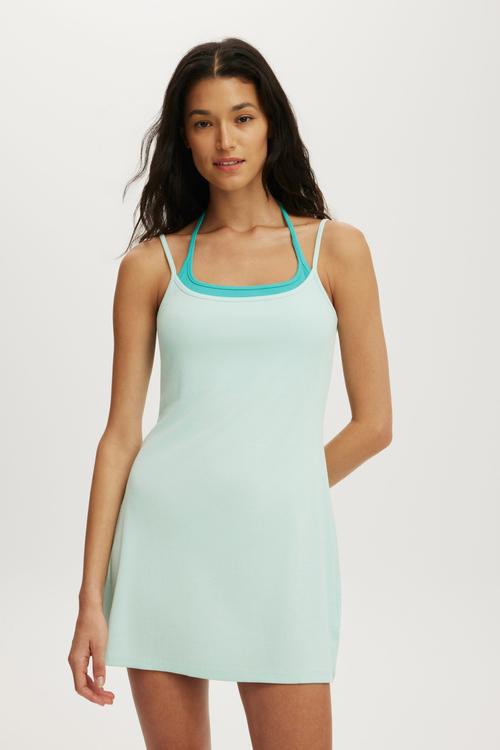 Double layer nightie - hazy mint/ aqua dream