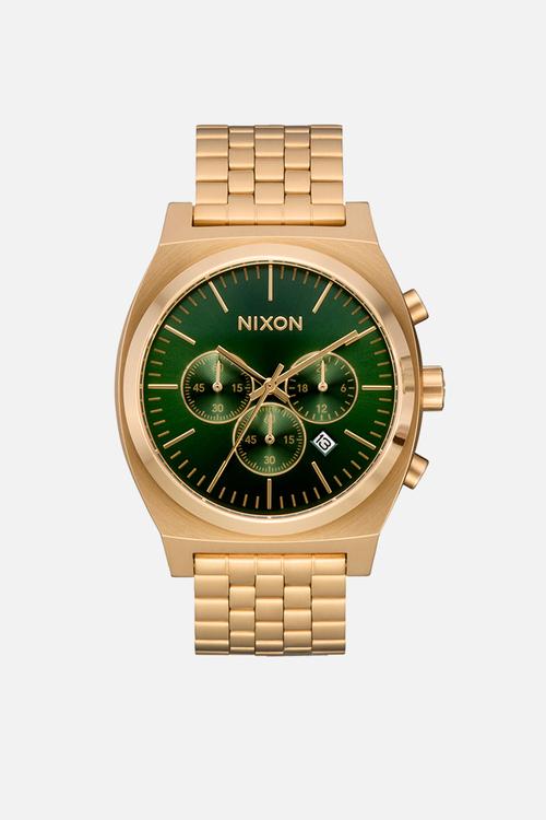 Time Teller Chrono - Gold / Green Sunray