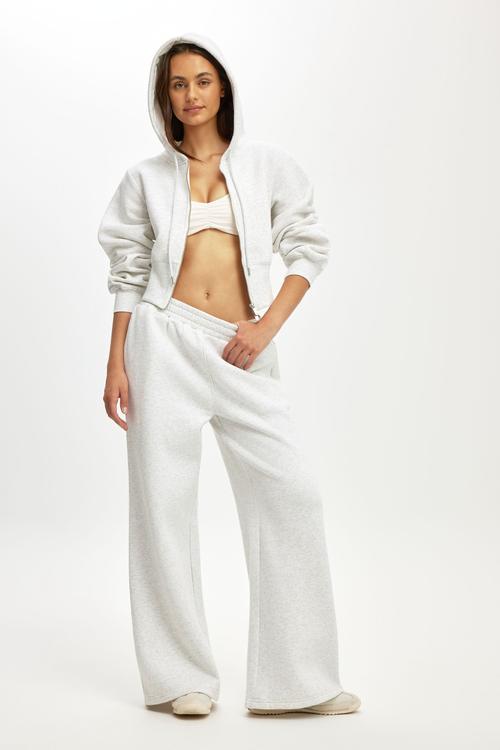 Ultra Soft Scrunch Front Strappy Crop - Coconut Milk