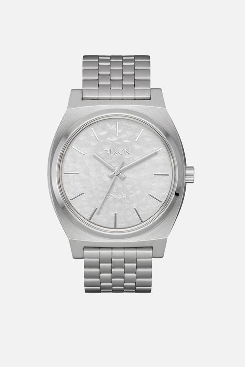 Time Teller Solar  - Silver / Snow