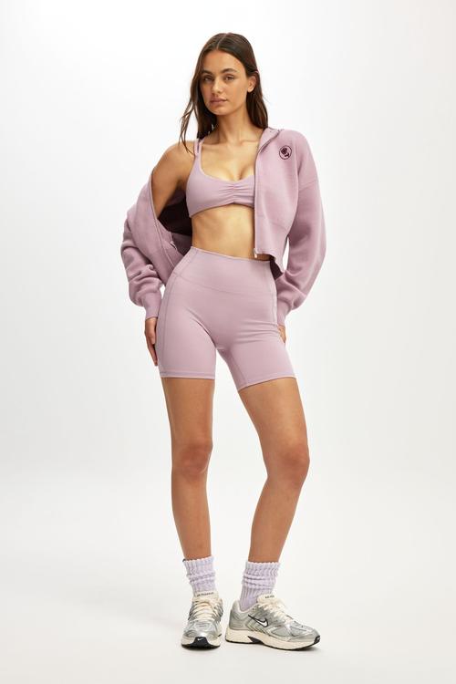 Ultra Soft Side Pocket Bike Short - Violet Dawn