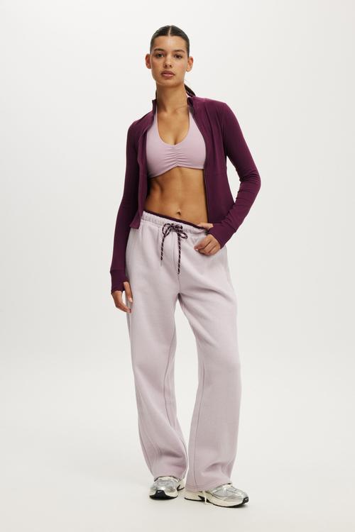 Active Core Zip Through Long Sleeve - Pickled Beet