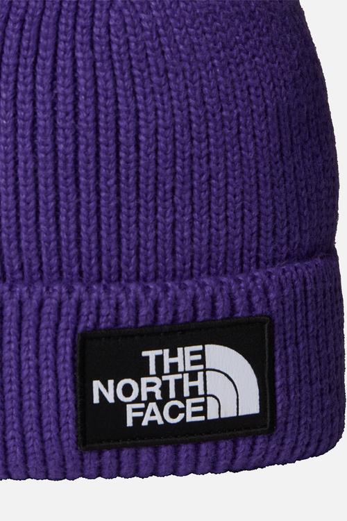 TNF Logo Box Cuffed Beanie - Peak Purple