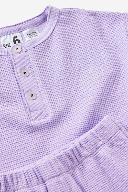Sully Long Sleeve Pyjama Set - Vintage Lilac