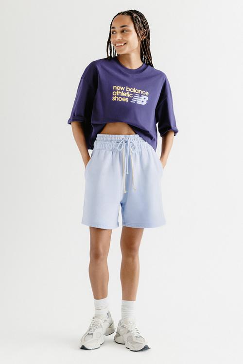 NB Athletics Premium Chest Logo Tee - Boysenberry